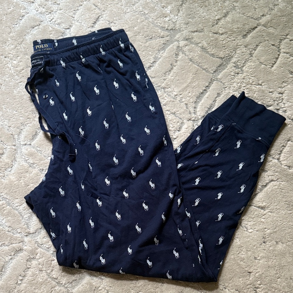 Polo by Ralph Lauren Men's Navy Joggers sleepwear